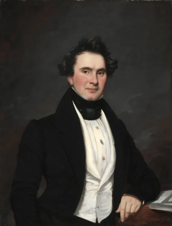 Retrato de um Homem, pintura de Samuel Lovett Waldo e William Jewett, 1832